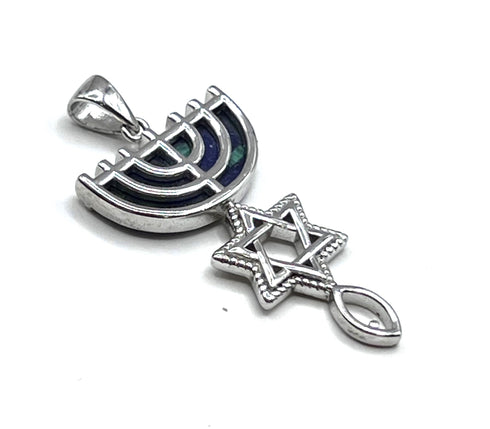 Sterling Silver With Stone of Israel Grafted In Pendant
